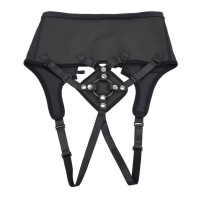 Трусики для страпона Sportsheets Corset с кольцевым креплением, черные Трусики для страпона Sportsheets Corset с кольцевым креплением, черные