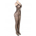 STAR NIGHT | Бодистокинг сеткой и с ажурными вставками Star Night черный, L-2XL(Plus Size). Ціна 495 грн. Фото: 3