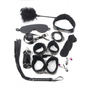 STAR NIGHT | Бондажный набор Star Night для БДСМ, чёрный, 11 предметов. Ціна: 1599 грн
