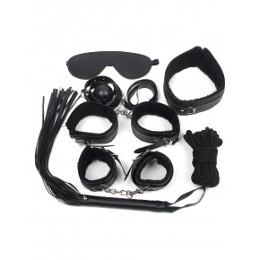 STAR NIGHT | Бондажный набор Star Night для БДСМ, черный, 8 предметов. Ціна: 1599 грн