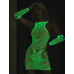 STAR NIGHT | Ажурное платье с рукавами светящееся в темноте Star Night белое, XS-M. Ціна 495 грн. Фото: 1