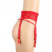 STAR NIGHT | Красный кружевной пояс для чулок Star Night с трусиками в комплекте. Цена 522 грн. Фото: 4