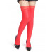 STAR NIGHT | Чулки эластичные Star Night с имитацией кожи, красные, XS-M. Цена 675 грн. Фото: 1