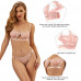 STAR NIGHT | Комплект белья с кружевом на косточках Star Night нежно-розовый, XS/S. Цена 850 грн. Фото: 3