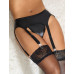 STAR NIGHT | Комплект пояс для чулок с трусиками Star Night, чёрный, L. Цена 945 грн. Фото: 2