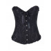 STAR NIGHT | Корсет с цветочным принтом Star Night Corset Top с крючками и шнуровкой, черный, S. Ціна 985 грн. Фото: 7