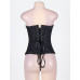STAR NIGHT | Корсет с цветочным принтом Star Night Corset Top с крючками и шнуровкой, черный, XS. Цена 985 грн. Фото: 6