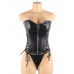 STAR NIGHT | Корсет с юбкой Star Night Sexy Leather и трусиками в комплекте, черный, М. Цена 1 399 грн. Фото: 4