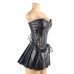 STAR NIGHT | Корсет с юбкой Star Night Sexy Leather и трусиками в комплекте, черный, М. Цена 1 399 грн. Фото: 2