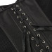 STAR NIGHT | Корсет из сетки Star Night Grid Corset с крючками и шнуровкой, черный, L (без коробки). Ціна 1450 грн. Фото: 6