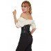 STAR NIGHT | Корсет из сетки Star Night Steel Bones Grid Corsets с крючками и шнуровкой, черный, XL (без коробки). Ціна 1299 грн. Фото: 3
