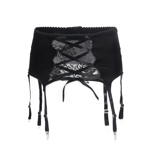 STAR NIGHT | Мужской комплект Star Night пояс кружевной с подвязками и чулки-сетка, черный, XL. Цена 650 грн. Фото: 5