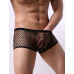 STAR NIGHT | Мужские трусы в сетку Star Night Fishnet Boxer черные, М. Цена 595 грн. Фото: 1