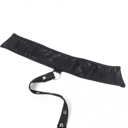 STAR NIGHT | Платье из искусственной кожи и ремешками на руки и шею Star Night с трусиками, черный, XL. Цена 1 425 грн. Фото: 14