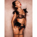 STAR NIGHT | Сексуальный кружевной комплект Star Night Sexy Set с перьями и цепочками, черный, XS-S (без коробки). Ціна 1250 грн. Фото: 2