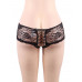 STAR NIGHT | Черные трусики Star Night с цветочным кружевом и открытым доступом. Цена 350 грн. Фото: 5