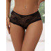 STAR NIGHT | Черные трусики Star Night с цветочным кружевом и открытым доступом. Цена 350 грн. Фото: 2