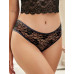 STAR NIGHT | Трусики с цветочным кружевом Star Night и открытым доступом, черный. Цена 330 грн. Фото: 1