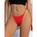 STAR NIGHT | Трусики с украшением серебряными буквами Star Night MISS, красные, S. Цена: 398 грн. Фото: 1