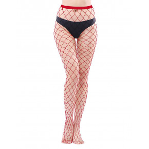 STAR NIGHT | Колготки в крупную сетку Star Night, красные, XS-M. Ціна: 250 грн
