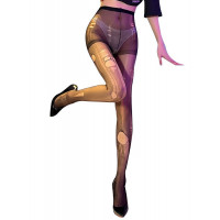 STAR NIGHT | Колготы ультратонкие, с дырочками Star Night легко рвущиеся, черные, XS/M. Цена 285 грн