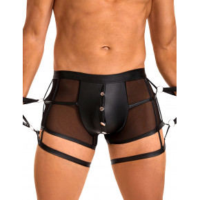 STAR NIGHT | Мужские трусы полупрозрачные Star Night с ограничителями для рук, черные, M. Цена: 956 грн STAR NIGHT | Мужские трусы полупрозрачные Star Night с ограничителями для рук, черные, M. Цена: 956 грн