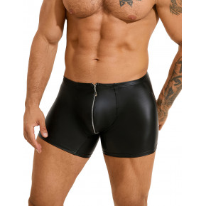 STAR NIGHT | Трусы на молнии, мужские Star Night с имитацией кожи, чёрные, XL. Цена: 636 грн