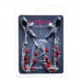 Lucky Bay | Зажимы на соски Nipple play Chain Red Bell and Spike. Цена 250 грн. Фото: 1