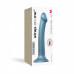 Strap-On-Me | Насадка для страпона Strap-On-Me Mono Density Dildo Blue M, диам 3,3см, однослойный силикон, гибкий. Цена 2 328 грн. Фото: 3