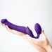 Strap-On-Me | Безремневой страпон с вибрацией Strap-On-Me Vibrating Violet size M диаметр 3,3см, пульт ДУ, регулируемый. Цена 5 939 грн. Фото: 5