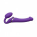 Strap-On-Me | Безремневой страпон с вибрацией Strap-On-Me Vibrating Violet size M диаметр 3,3см, пульт ДУ, регулируемый. Цена 5 939 грн. Фото: 6