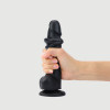 Фалоімітатор Strap-On-Me Sliding Skin Realistic Dildo Black - S