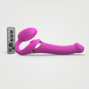 Strap-On-Me | Страпон MULTI ORGASM Fuchsia size M. Ціна: 6229 грн