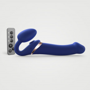Strap-On-Me | Cтрапон MULTI ORGASM Blue size L. Ціна: 6620 грн