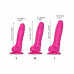 Strap-On-Me | Фаллоимитатор Strap-On-Me Sliding Skin Realistic Dildo Fuchsia L (19 см). Цена 3 659 грн. Фото: 5