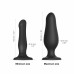 Strap-On-Me | Фалоімітатор Strap-On-Me Inflatable Dildo Plug Noir. Ціна 2719 грн. Фото: 5