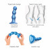 Strap-On-Me | Насадка для страпона Strap-On-Me Dildo Plug Balls Blue Metallic XXL. Цена 2 523 грн. Фото: 2