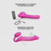 Strap-On-Me | Безремневой страпон с вибрацией Strap-On-Me Vibrating Fuchsia L, диаметр 3,7 см, пульт ДУ, регулируемый. Цена 6 399 грн. Фото: 3