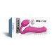 Strap-On-Me | Безремневой страпон с вибрацией Strap-On-Me Vibrating Fuchsia L, диаметр 3,7 см, пульт ДУ, регулируемый. Цена 6 399 грн. Фото: 5