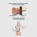 Strap-On-Me | Фаллоимитатор с вибрацией и ротацией Strap-On-Me Rotating & Vibrating Realistic Dildo - L - Vanilla. Ціна 5949 грн. Фото: 2