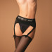 Strap-On-Me | Трусики для страпона, L, с подвязками для чулок Strap-On-Me черные. Цена 1 995 грн. Фото: 5