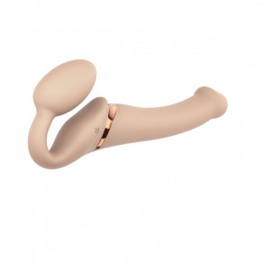 Strap-On-Me | Cтрапон Vibrating Flesh size M. Ціна: 5939 грн