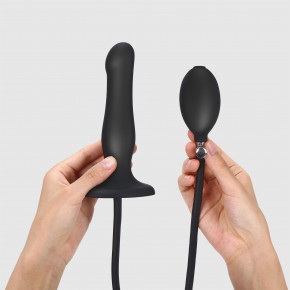Strap-On-Me | Фалоімітатор Inflatable Dildo Plug Noir. Ціна: 2719 грн