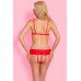 Sunspice | Комплект нижнего белья Sunspice с интимным доступом, красный, S/M. Цена 795 грн. Фото: 1