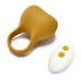 Sweet Em | Эрекционное виброкольцо Sweet Em Silky Ring с пультом, желтое, 7.6 х 5.7 см. Цена 1 399 грн. Фото: 1