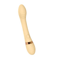 Sweet Em | Вибратор для точки G с подогревом и двумя моторами Sweet Em, желтый. Ціна 1995 грн