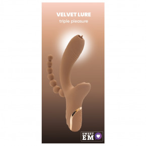 Sweet Em | Вибратор-кролик с анальной стимуляцией Sweet Em, коричневый, 22.1 х 7.8 х 4.2 см. Цена: 2 185 грн Sweet Em | Вибратор-кролик с анальной стимуляцией Sweet Em, коричневый, 22.1 х 7.8 х 4.2 см. Цена: 2 185 грн