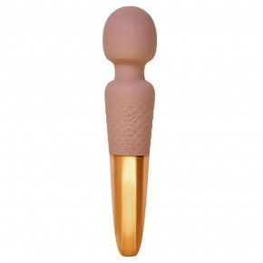 Sweet Em | Вибратор микрофон Sweet Em Velvet Lure, 28 режимов вибрации, бежевый с золотом. Цена: 1 595 грн