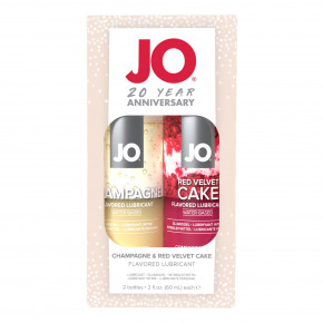 System JO | Набір змазок Champagne & Red Velvet Cake Limited Edition. Ціна: 909 грн