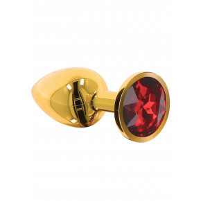 TABOOM | Анальная пробка металлическая золотистая L Butt Plug With Diamond Jewel Taboom. Ціна: 895 грн
